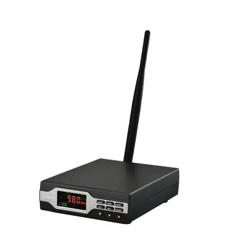 FMU-SER FU-X01BK 1W FM Transmitter Radio Broadcast Wireless for Church , Movie drive-in Radio Station-