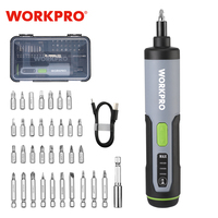 WORKPRO 3.6V Cordless Electric Screwdriver Set Mini Smart Electric Screwdrivers USB Rechargeable Lithium ion Battery
