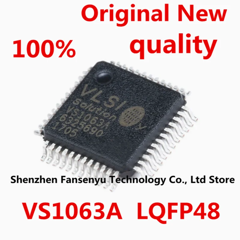 

1-5PCS/lot New Original VS1063A-L VS1063A VS1063 QFP-48 audio interface /MP3 chip IC Brand new original authentic