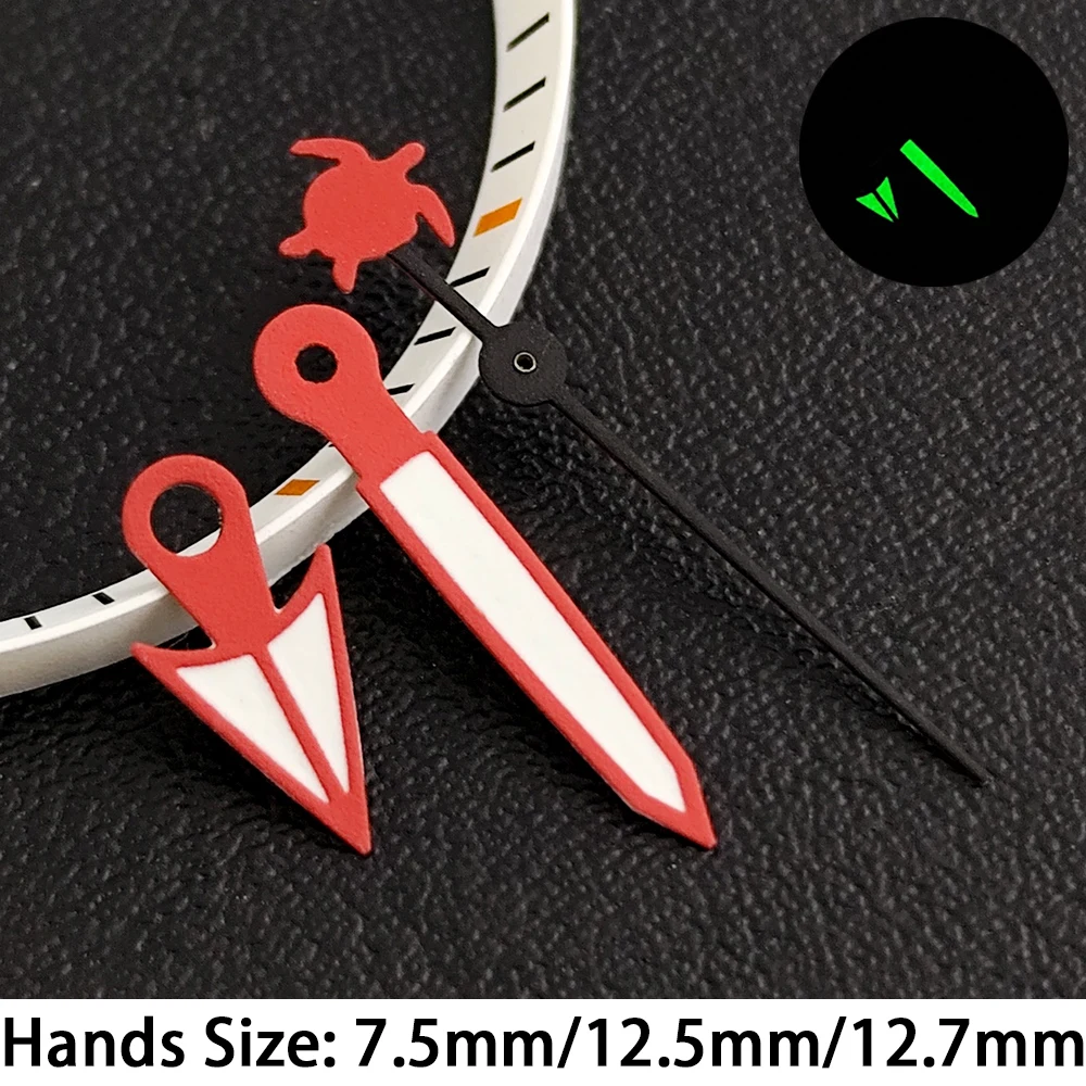 NH35 Hands Green Luminous Watch Hands Fits NH35/NH36/NH38/NH70/NH71/NH72 Movements Accessories For Replaceable Watch Parts - view 3