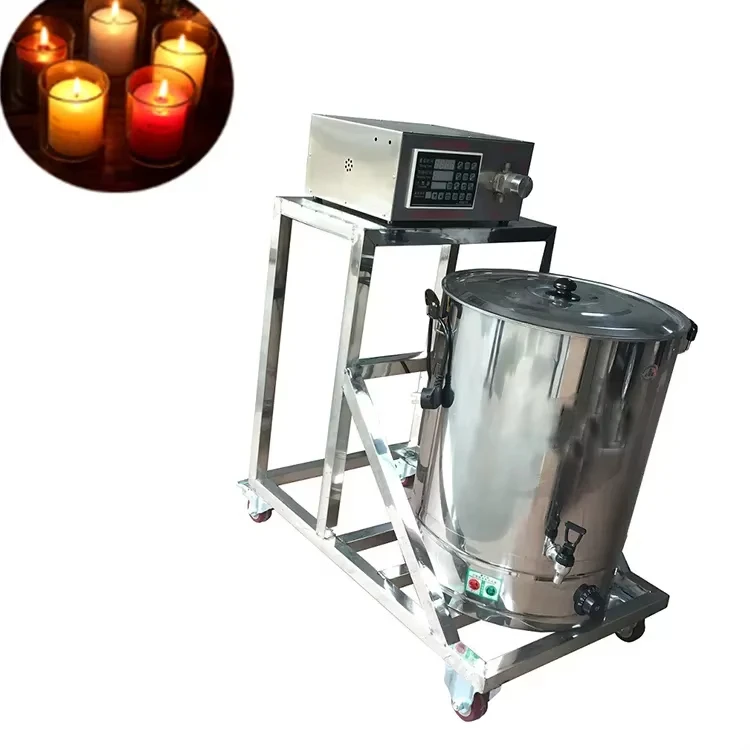Desktop Pneumatic Driven Semi-Auto Machine for Wax Pouring and Filling for Paraffin Soy Bee Hair Polish Candle Making