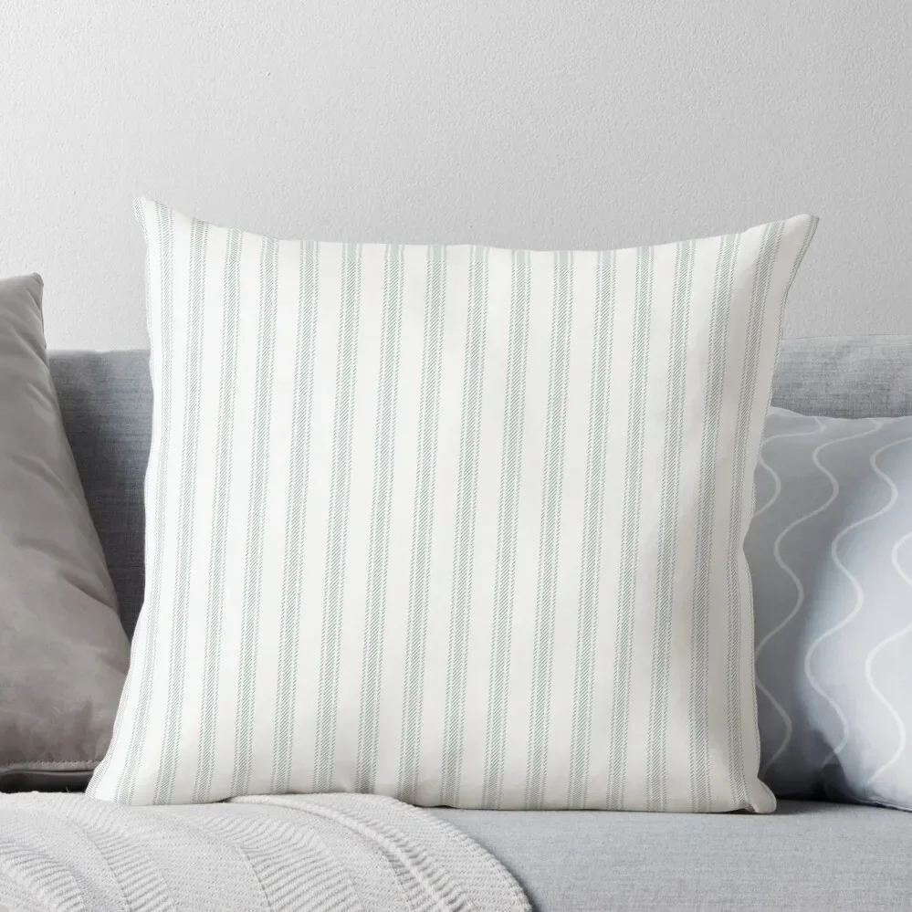 

Farmhouse Inspired Ticking Stripe Throw Pillow Luxury Cushion Cover Christmas Covers Custom Cushion Photo