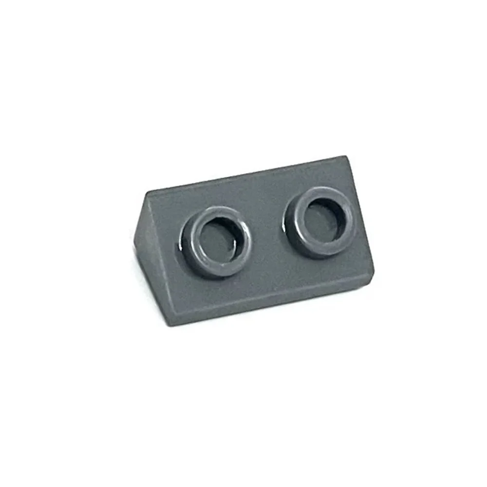 MOC 10 STKS Speciale Helling 1x2x2/3 Met 2 Speciale Gaten Een Kant Bouwstenen 1548 Derde Partij Accessoires Deeltje Kinderen Speelgoed