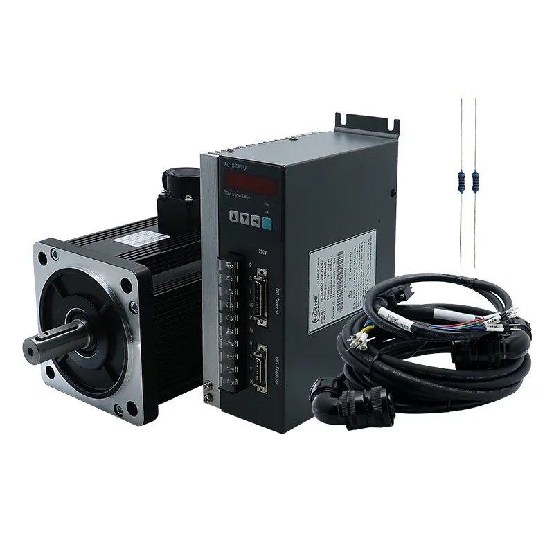 HLTNC AC Servo Motor 130ST-M15025+T3A-H25F-RABF with 485 Communication 130mm 3.8kw 15N.M. Servo Motor for Sewing Machine