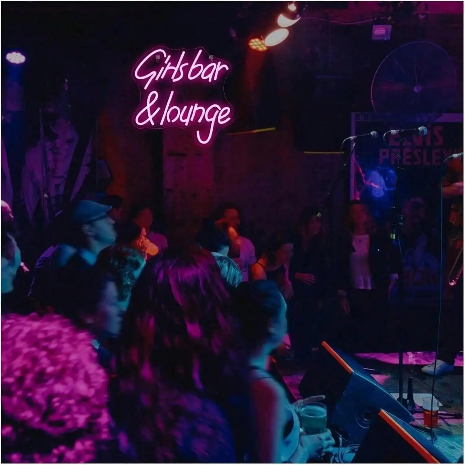 الفتيات بار وصالة النيون LED لتزيين الحائط USB عكس الضوء النيون تسجيل واحد لشريط نادي الحفلات ديكور الغلاف الجوي