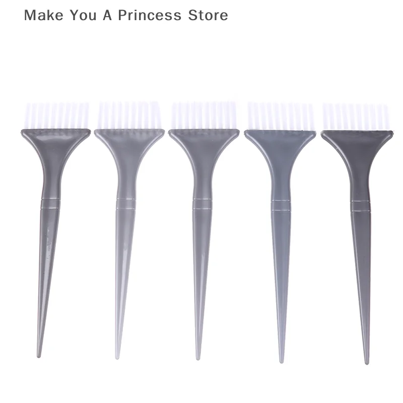 5 Pack Hair Dye Coloring Brushes Hair Coloring Dyeing Kit Handle Salon Hair Tool