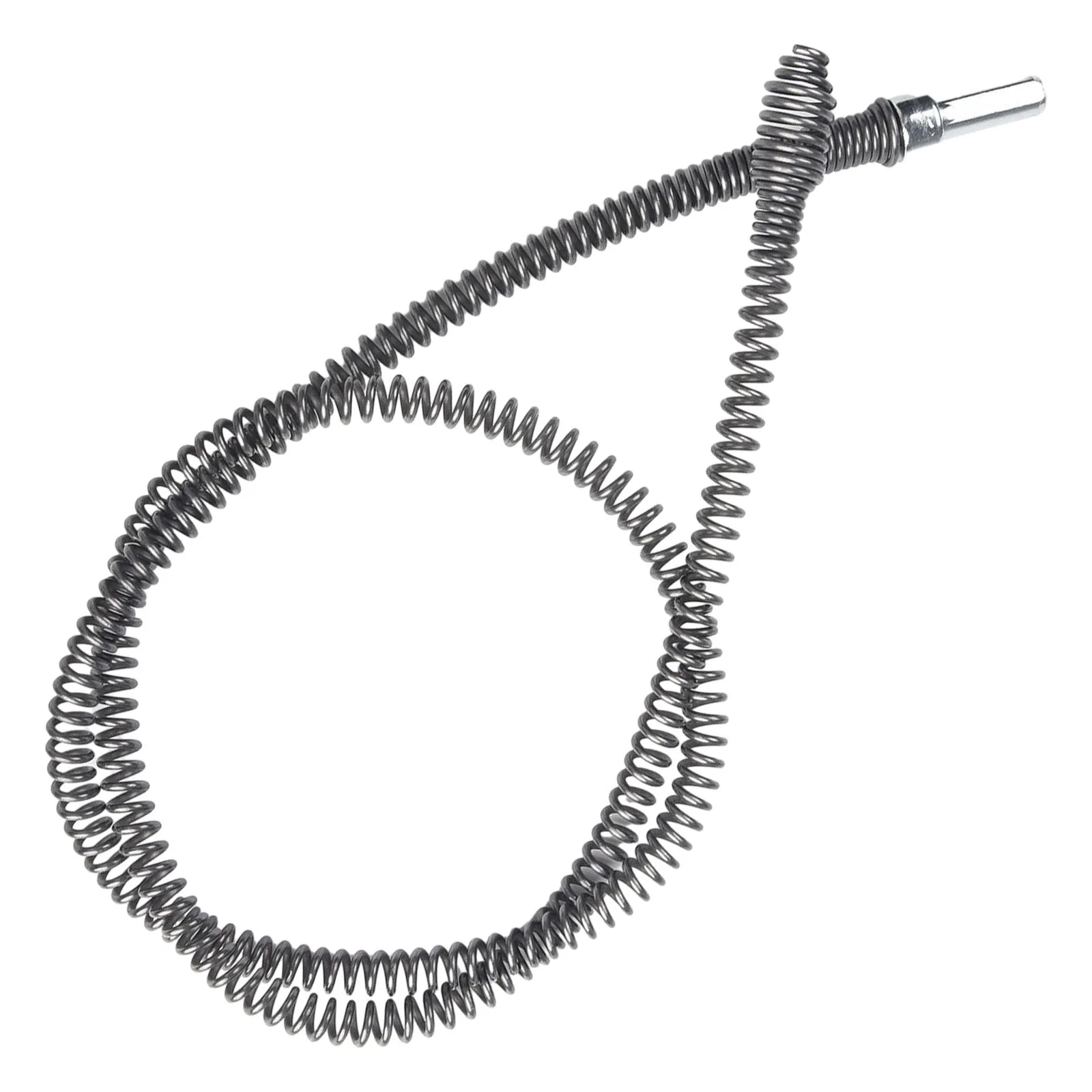 أداة تجريف أنابيب زنبركية ، فولاذ مغنزيني ، تصميم رأس زنبركي ، منظف للمصرف ، حمام ، مطبخ ، 1 متر ، 2 متر ، 3 متر ، 1