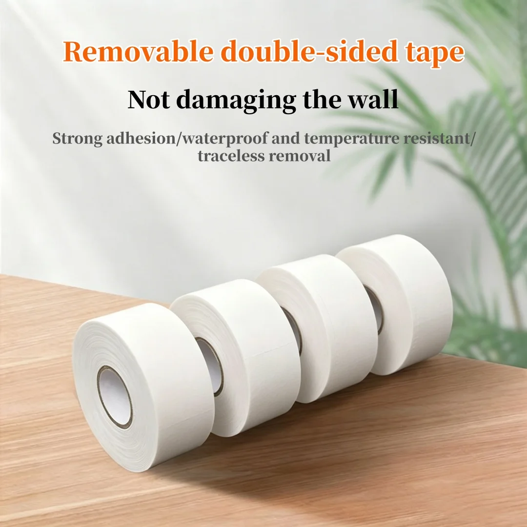 Double sided tape, suitable for regional carpets and hardwood floors, removable tape, residue free, heavy-duty adhesive