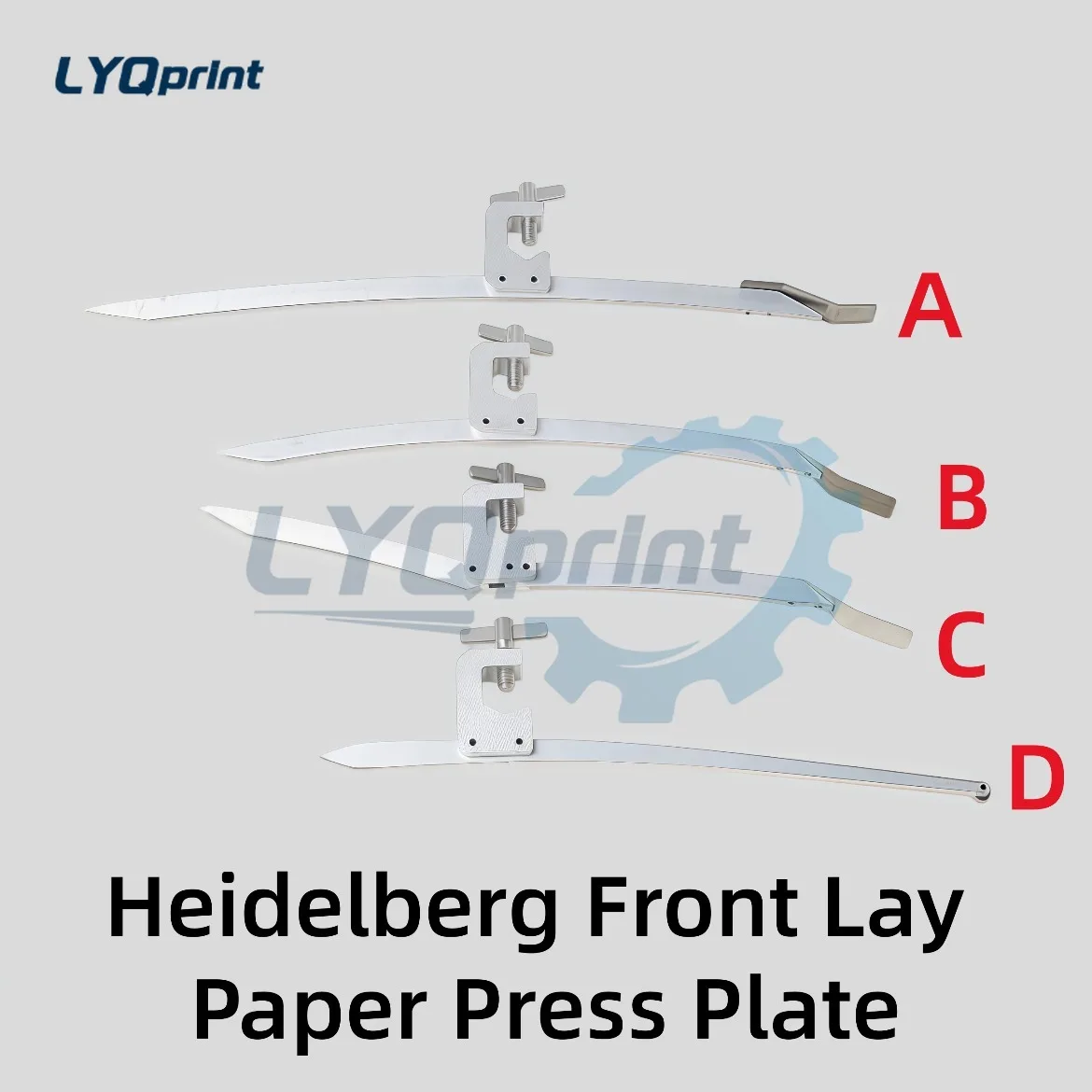 Heidelberg GTO Front Lay Paper Press Plate Bearing Bracket Anti Scratch Iron Sheet Printing Machine Parts