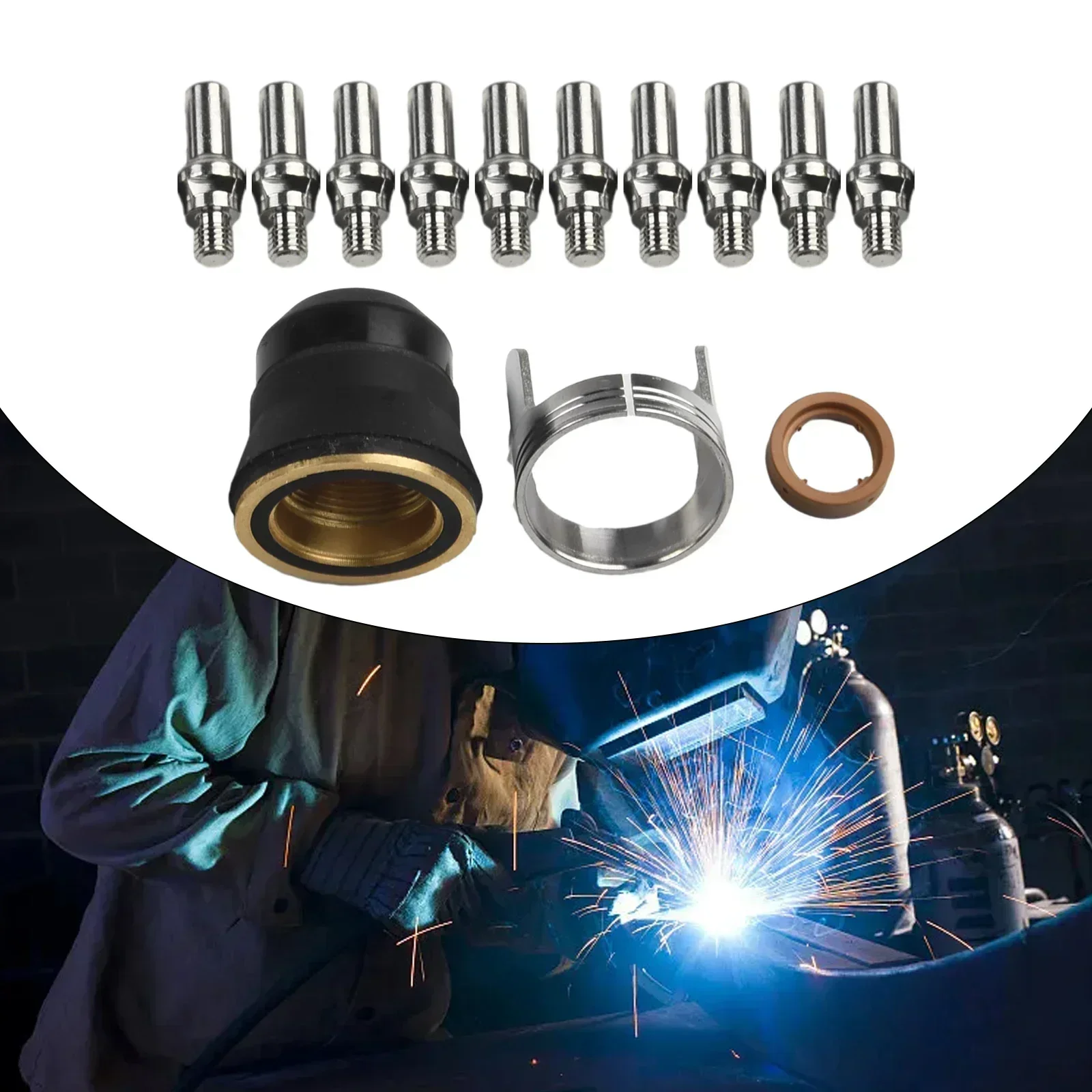 PT60 IPT60 IPT40 PT40 Plasma Cutting Torch Tip Set Premium Materials Excellent Performance Suitable for IPTM 60