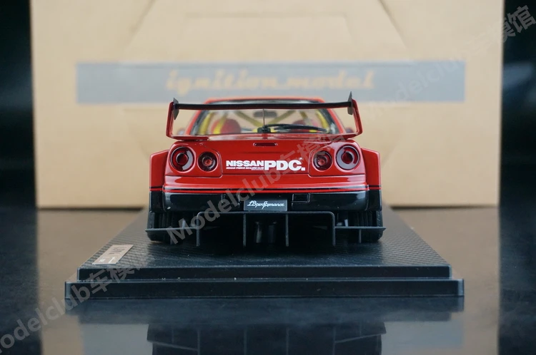 IG 1:18 ER34 GTR LB #9 JDM Simulation Limited Edition Resin Metal Static Car Model Toy Gift