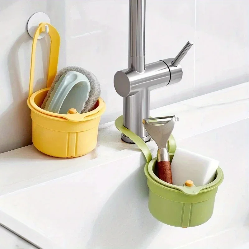 New Faucet Hanging Strainer, Cactus Kitchen Sink Drain Strainer, Kitchen Essentials Hanging, Easy To Install, Fine Mesh