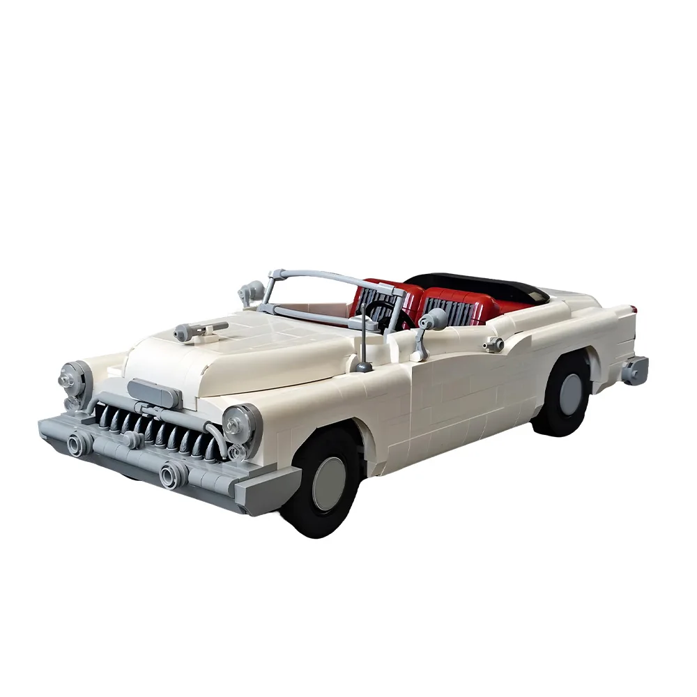 

Конструктор MOC 1953 Buick Skylark Convertible: Модель автомобиля из кирпичиков, сборные игрушки, подарки для детей
