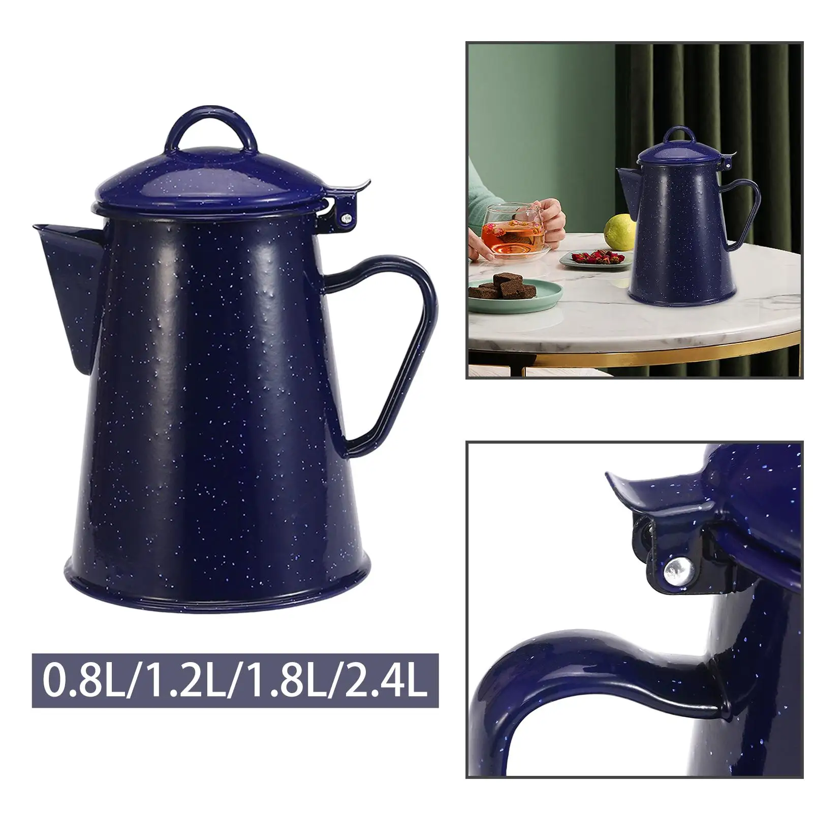 

Coffee Kettle for Pouring, Iced Tea Jug with Lid, Cold Water Teapot for Home And Office