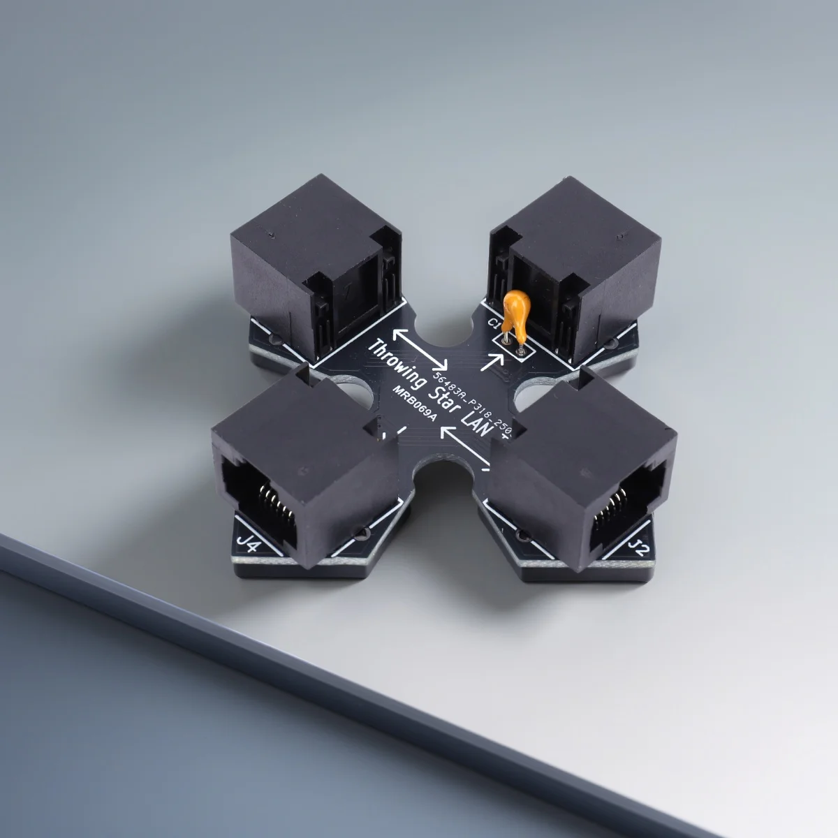 Networking Throwing Star LAN Tap Netzwerkmonitor Network Packet Capture Mod RJ45-Anschluss Passiver Ethernet-Tap für Sicherheit