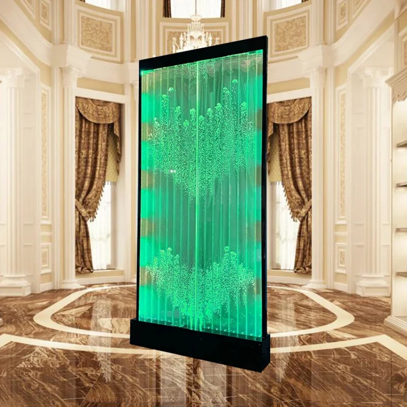 

Customize.New Products Graphic Waterfall Led Features Inside Hotel Bubble Fountain Wall