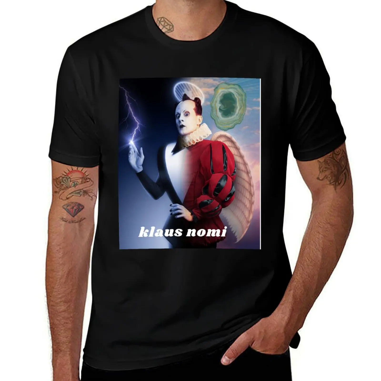

klaus nomi T-Shirt funny gifts plus size tops men graphic t shirts
