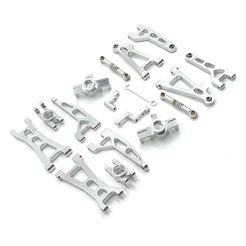 

Swing Arm Steering Group Cup For 16207 16208 16209 16210 H16 Remote Control Car Replacement Parts Metal Upgrade Kit,Silver