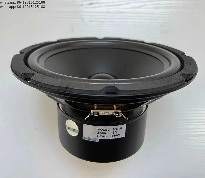 1PCS 8 Inch Mid Bass Anti Magnetic Speaker 5 Ohm 160 Watt PMK Double Layer Mica High Strength Diaphragm Home Speaker