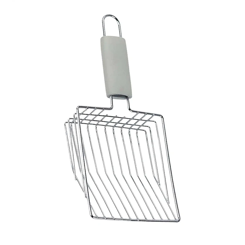 1Pcs Pet Cleaning Tool Metal Aluminum Alloy Cat Litter Scoop Stainless Steel Durable Handle Pet Poop Shovel