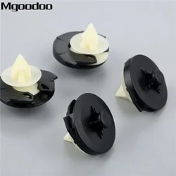 Mgoodoo 10Pcs Interior Door Card Panel Trim Clips for Polo 6N1 6N2 Plastic 6N0868243A Auto Fasteners Clips Black + White