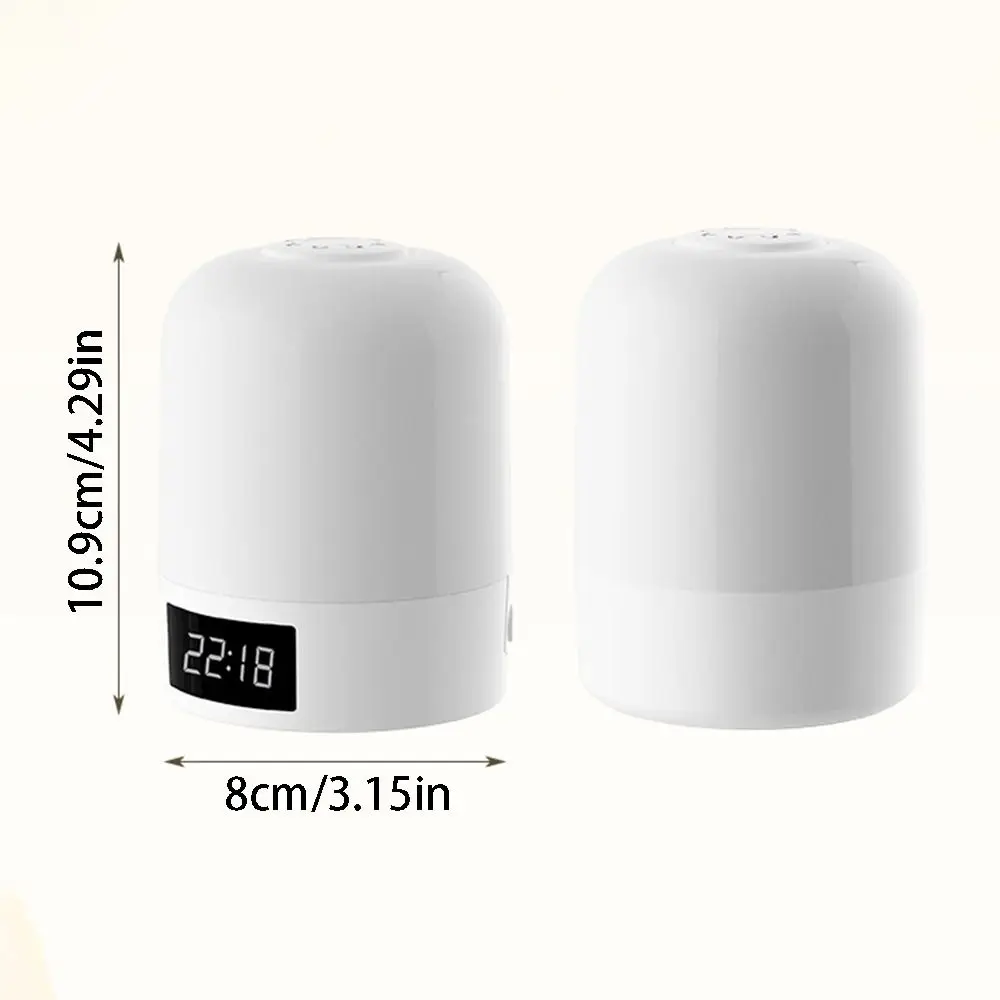 3 Color Touch Night Light Digital Clock Dimming Sleeping Lamp Adjustable Brightness Eye Protection LED Table Lamp Home Decor