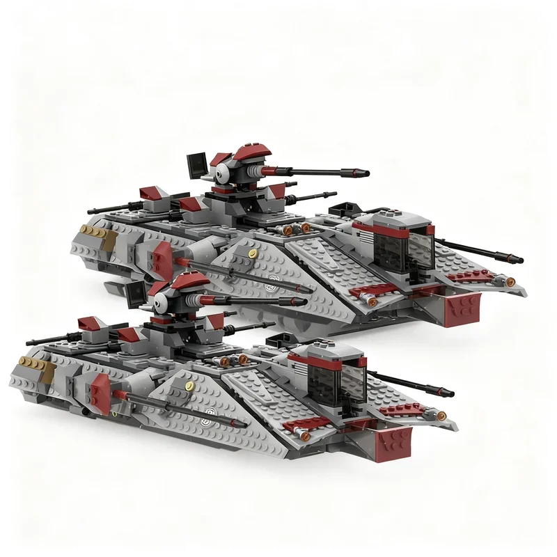 1012PCS Compact Assault Transport Space Military MOC UT AT Battle Building Blocks Architecture Assembly Christmas Gift Age Decor