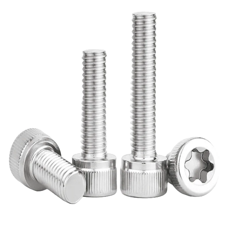 Vis à métaux Torx à tête creuse en acier inoxydable M3 - 0.5 304, boulons à filetage complet, vis à tête creuse Torx