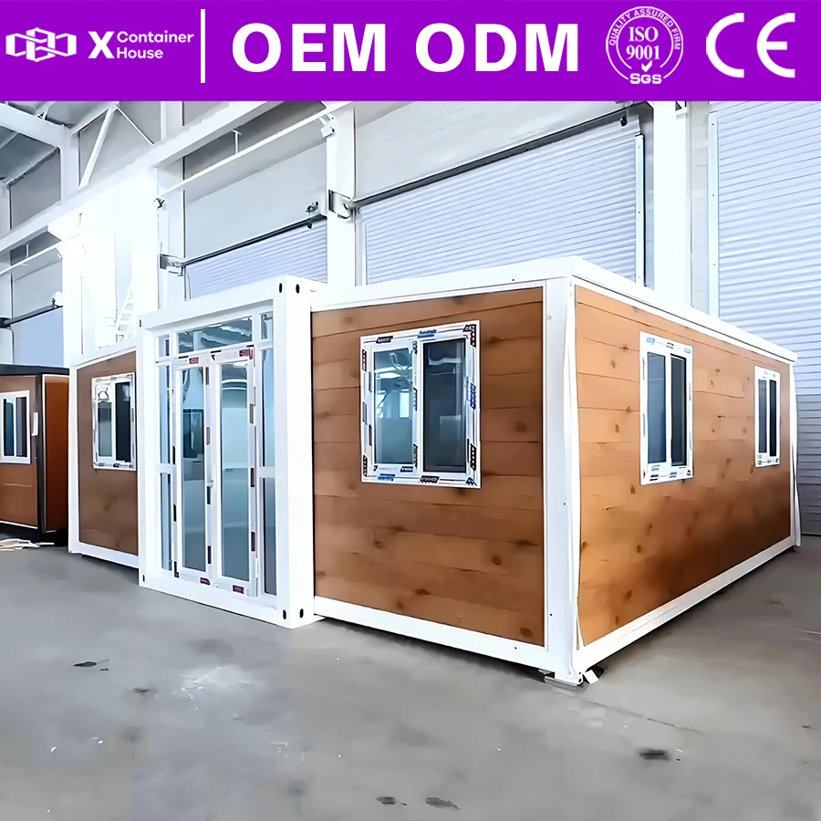 Luxury Expandable Homes House- Prefab Building Expanding Container Homes Economic Prefabricated Houses 4 Bedrooms Triple Wide