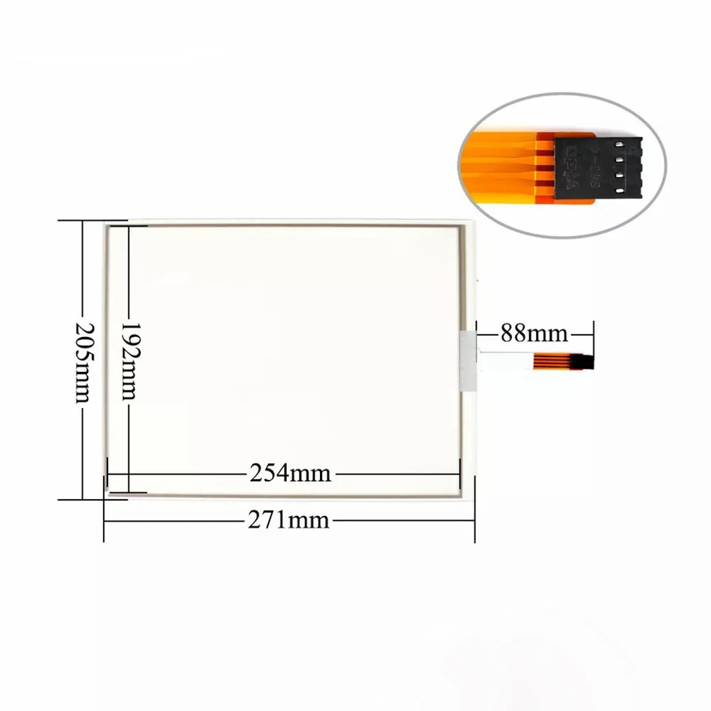 New for Microinnovation XV-430-12TSB-1-10 Touch Screen Panel Glass