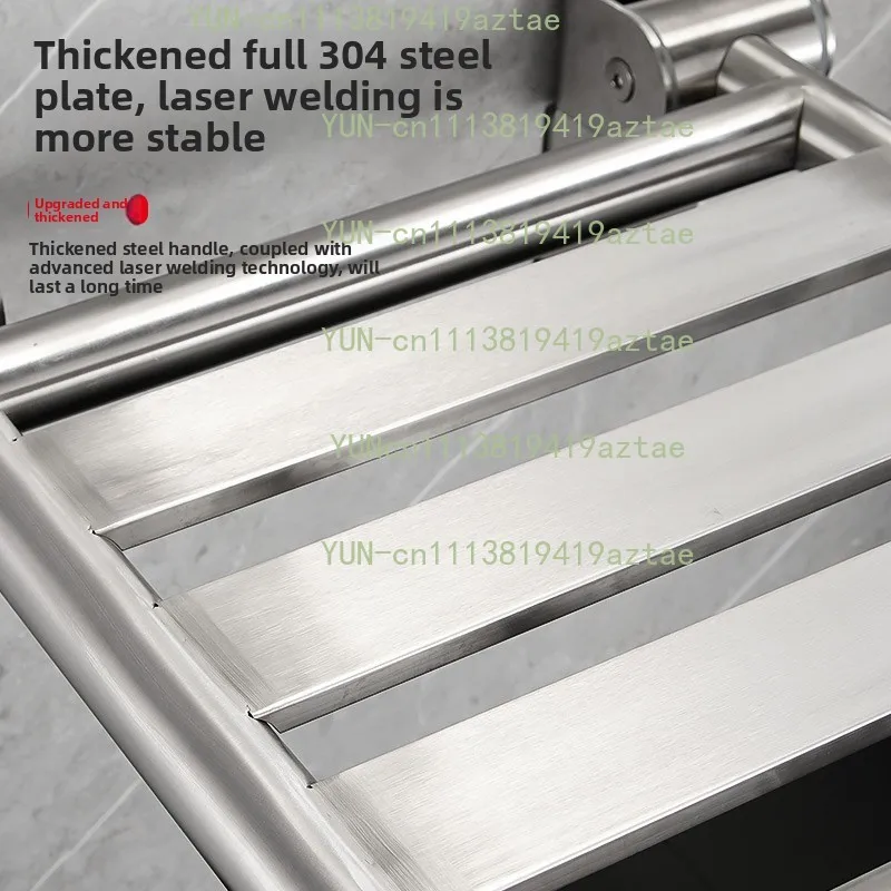 Stainless Steel Wall Mounted Folding Chairs Disabled Bath Seat Chair,Special Shower Chair for The Elderly Non-slip Shower Bench