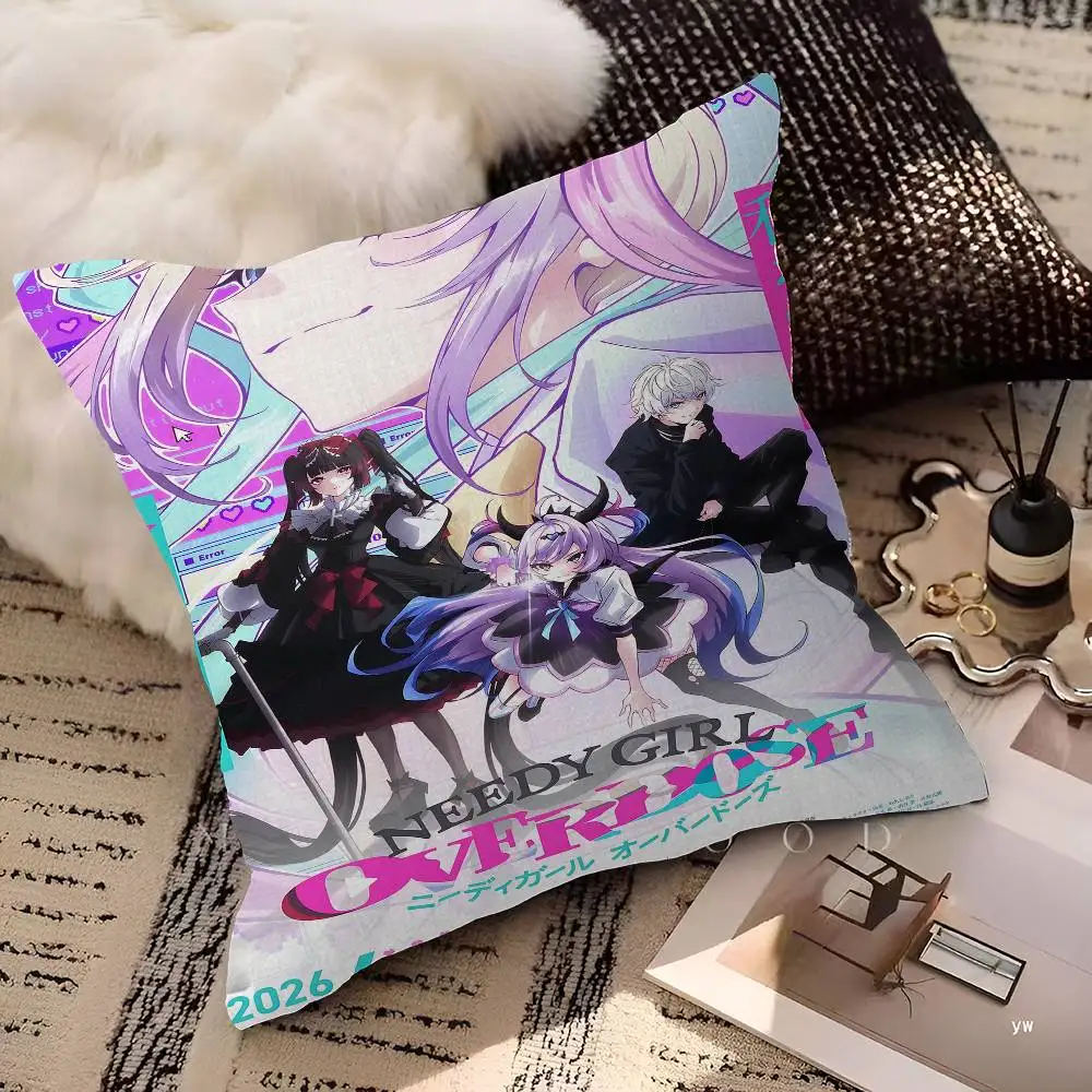 Game N-Needy Girl O-Overdose Pillow Cover Design Cushion Cover Decor Holiday Decorati