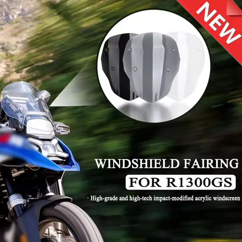 

2023 2024 2025 R1300GS Windscreen Windshield For BMW R1300gs R 1300 GS Motorcycle Accessories Wind Deflectors Adjustable