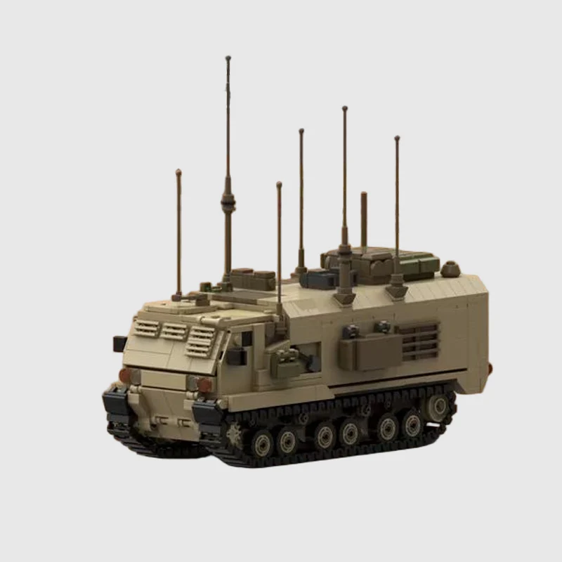 M4 C2C Command Vehicle Model MOC Building Bricks War Equipment Modular Technology Gifts Holiday Assemble Children Toys Suit