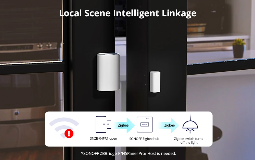 SONOFF Zigbee Tür- und Fenstersensor SNZB-04P Zigbee 3.0 Lokale intelligente Szenensteuerung Zigbee-Sensor für Haussicherheit Benötigt Zigbee-Hub – Detail 9