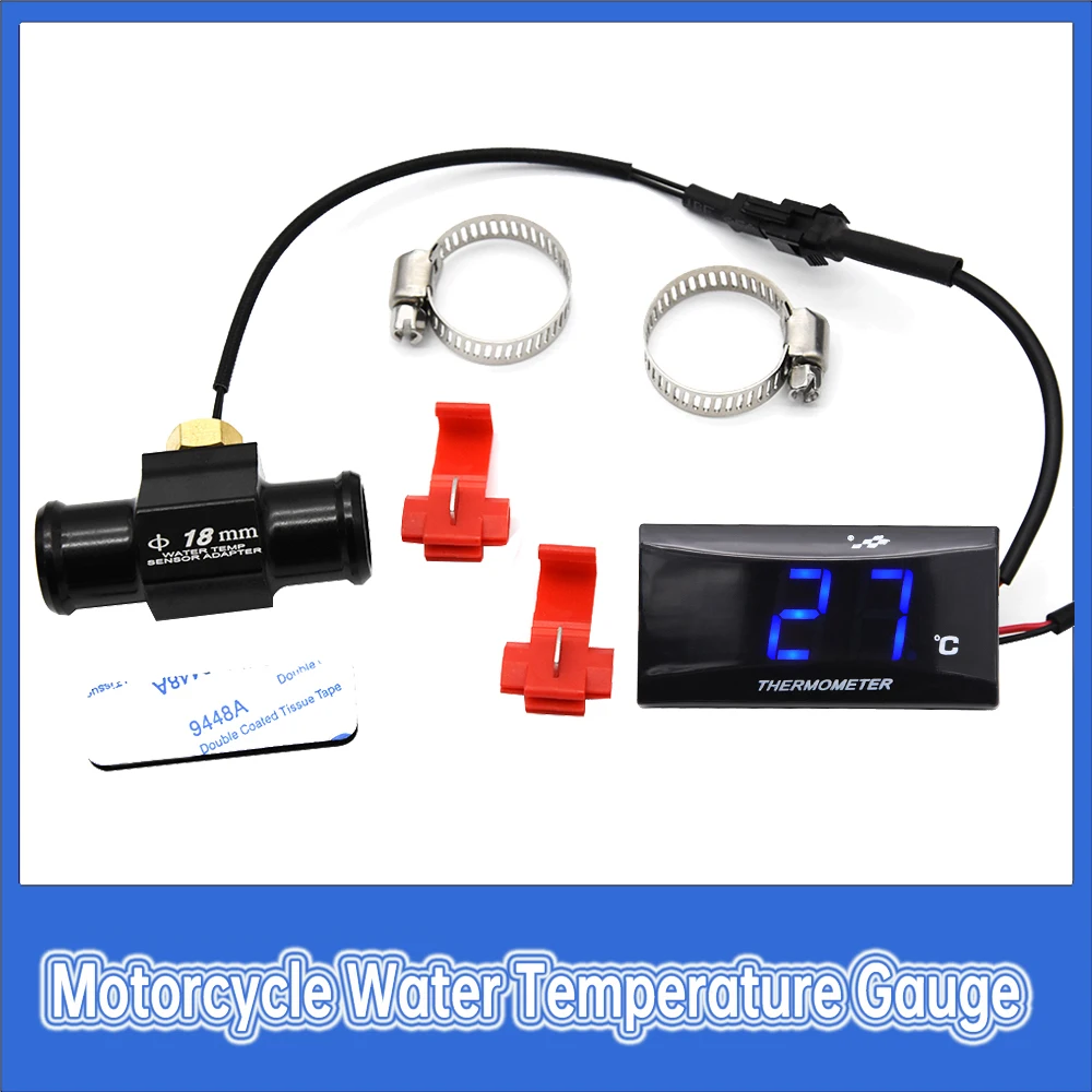 0~120 Centigrade Mini Meter Thermometer Moto temperature For NMAX CB500x Adapter Scooter And Racing Motorcycle thermometer