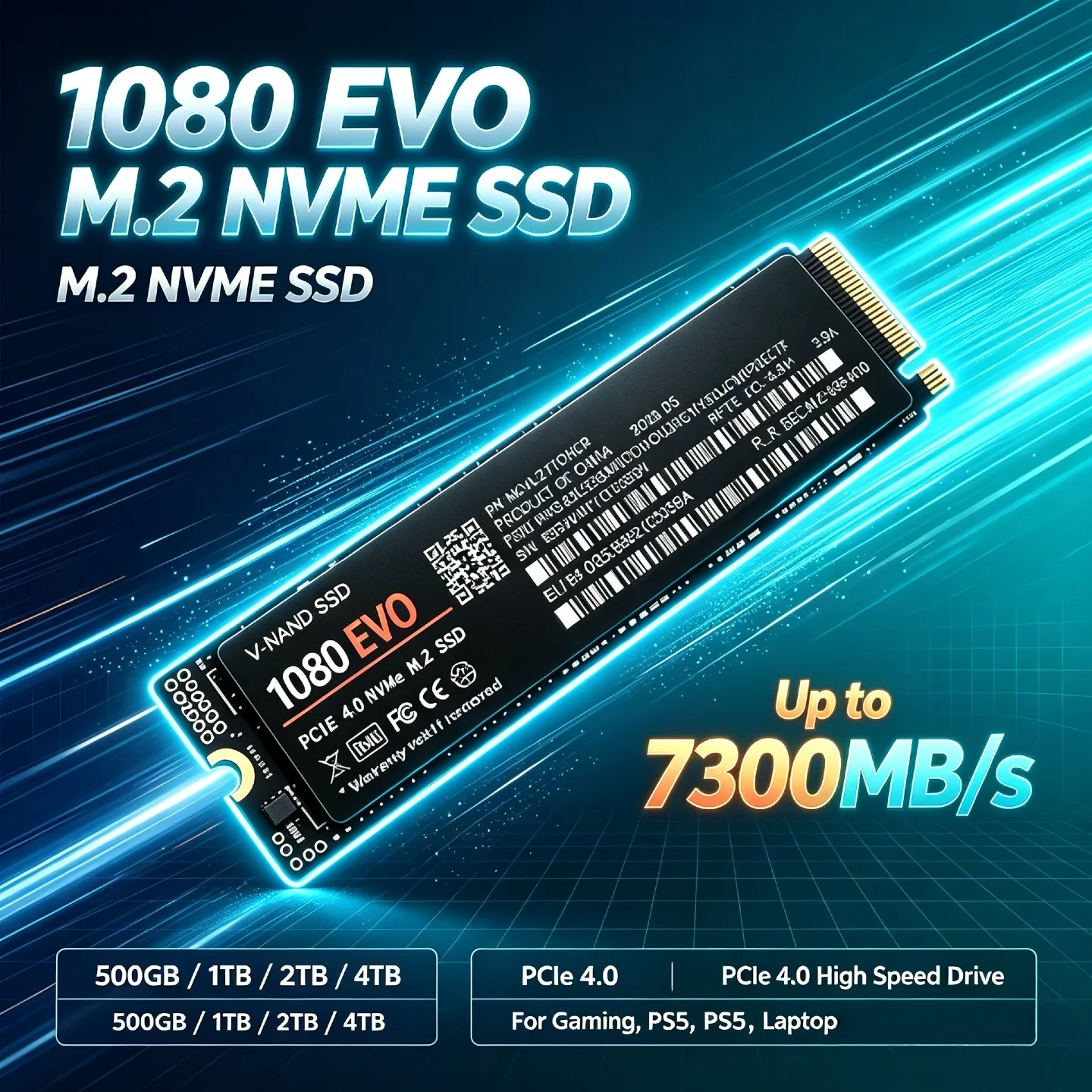 M.2 Nvme 4Tb Pcie 4.0 Ssd - M.2 NVMe PCIe 4.0 SSD 1080
