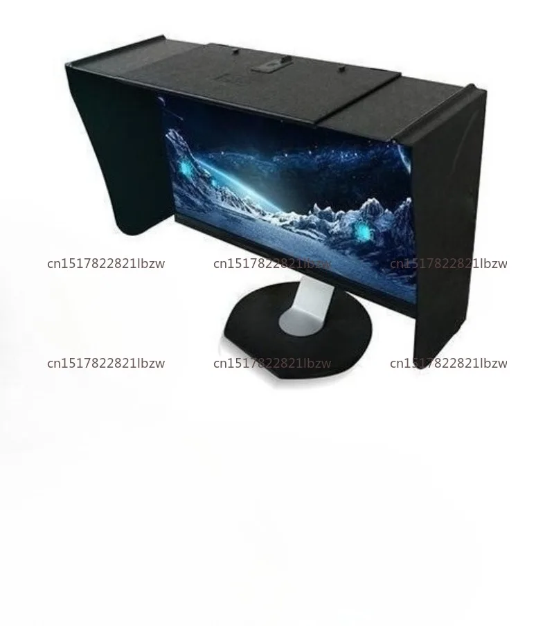 Desktop computer monitor Lens hood Anti-reflective brightness 27 inches Display screen Sun visor Reducing visor artifact