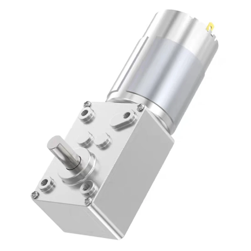 5840-555 فرشاة المغناطيس الدائم محرك تباطؤ تيار مستمر 12V24V دودة توربو منخفضة السرعة قابلة للتعديل عزم دوران كبير قفل ذاتي