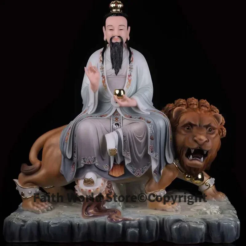 40cm large Asia Taoism Buddhism high grade TAI YI ZHEN REN God buddha safe health family efficacious bless patron saint statue