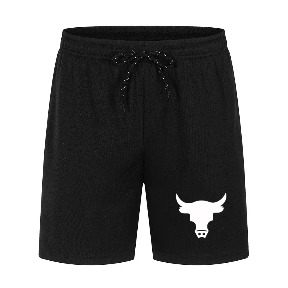 

Men's Sports Shorts New High Quality Cotton Shorts Four Seasons Breathable Fitness Elastic Drawstring Running Casual Shorts
