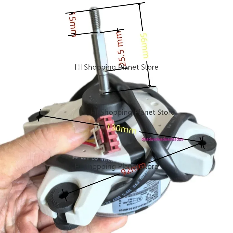 

Suitable for air conditioner outdoor motor DC310V 40W 8P ZKFN - 40-8-1 L Air conditioner external machine cooling motor