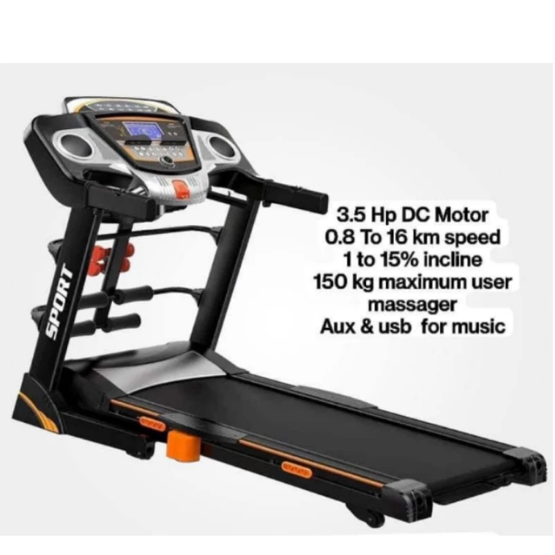 

Gym Exercise Motorized Treadmill Aerobic Exercise Running Fitness Equipment Machine