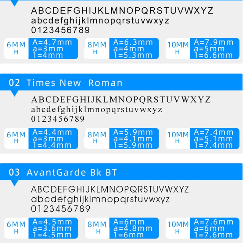 T-type Movable Type  Date Number Branding Mold New Roman Font Flower  English Alphanumeric Symbol DIY Combination Copper Mold