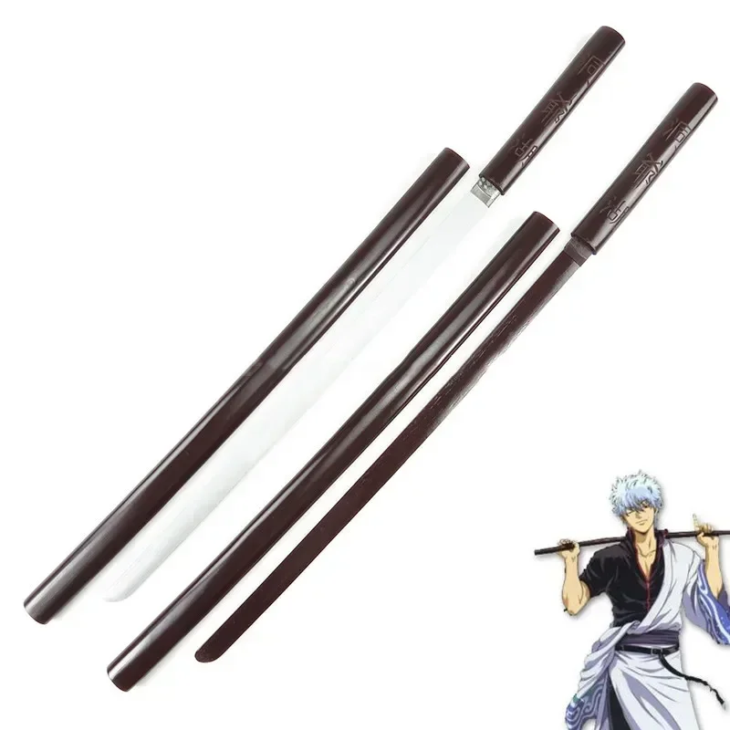 

[Забавный] 100 см косплей аниме GINTAMA Gintoki Sakata «Toyako», деревянное оружие, деревянный меч, модель костюма, искусственный аниме, показ, Подарочная игрушка