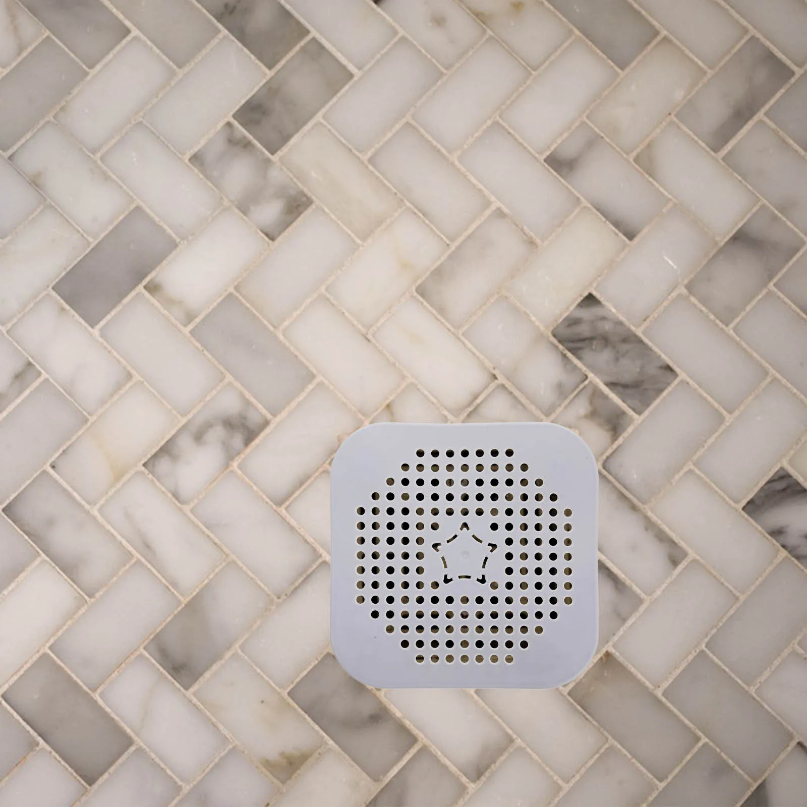 

4pcs Silicone Sink Strainer Square Kitchen Drain Filter Non-Clogging Hair Catcher For Floor Drain Bathroom Supplies