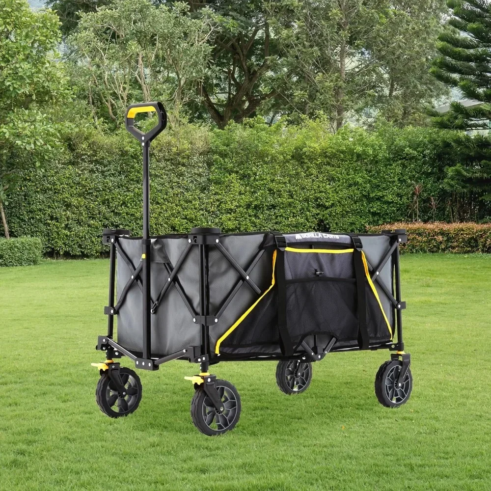 

Oversized Bed Trolley Gorilla Carts 7 Cubic Feet Collapsible Folding Outdoor Utility Sports Beach Wagon