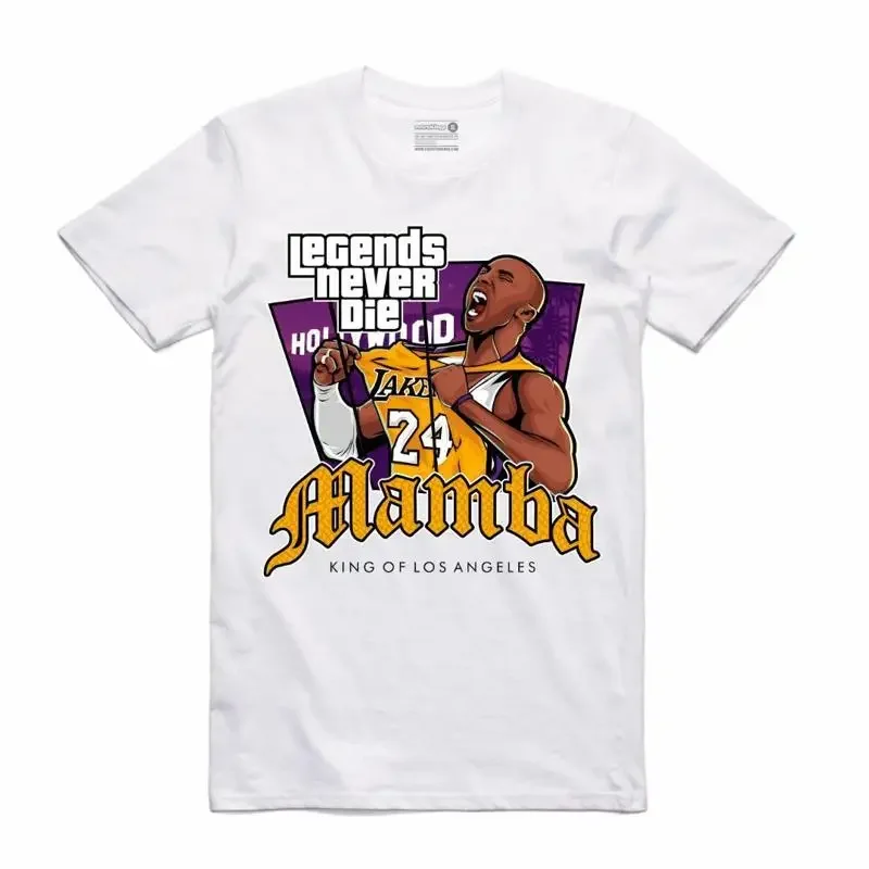 NEW Streetwear on Demand LEGEND KING OF LA T Shirt WHITE SM 3XL MADE IN USA