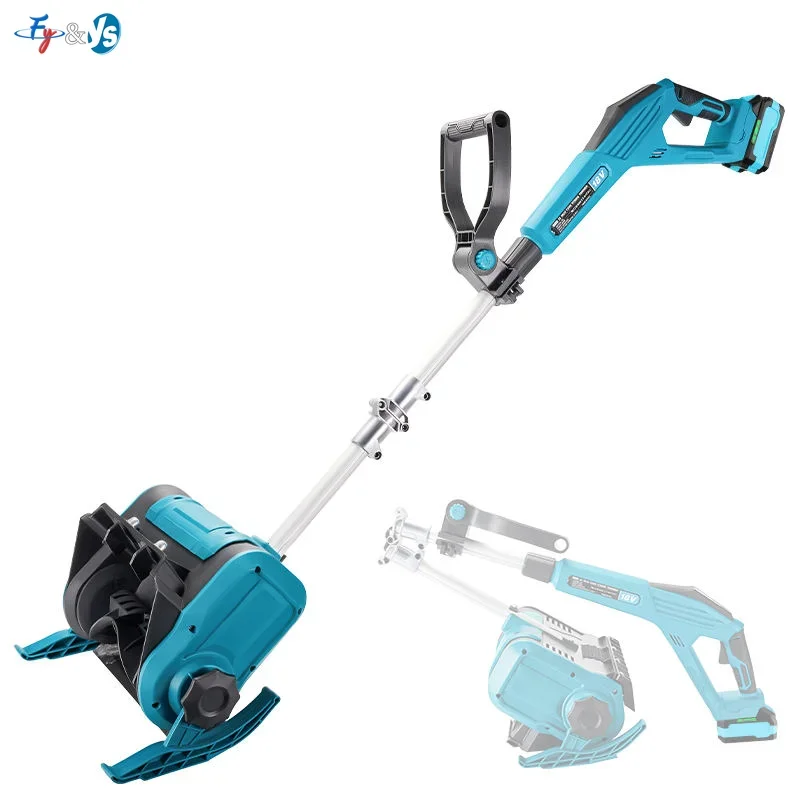 3500W Brushless Electric Snowplow, Lithium Cordless Snow Shovel, Portable Home Use Snow Sweeper Snow Removal Machine