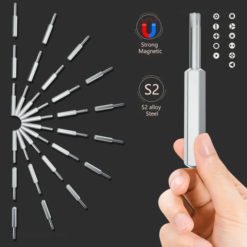 Xiaomi 31 in 1 Multifunctional Household Screwdriver Set Portable High Precision Handheld Maintenance Tools Magnetic Drill Bits